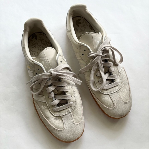 adidas Samba OG Sneakers in Beige/White - Picture 4 of 7